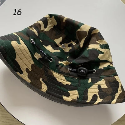 Sparsil Unisex Outdoor Camouflage Bucket Hat