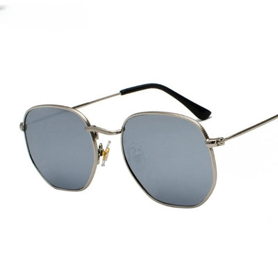 2021 Vintage Square Metal Frame Sunglasses: Classic Retro Eyewear