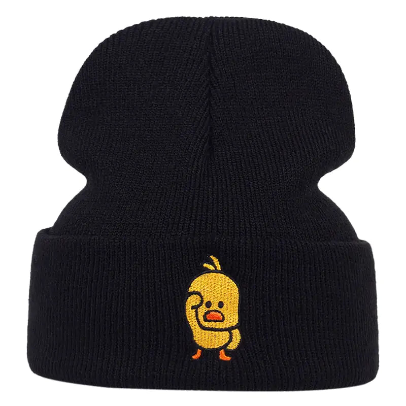 Casual Little Yellow Duck Beanie