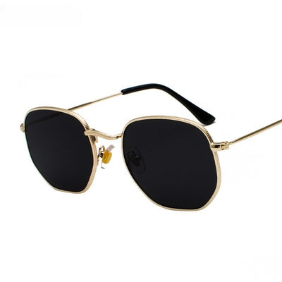 2021 Vintage Square Metal Frame Sunglasses: Classic Retro Eyewear