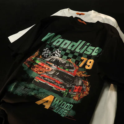 Vintage Racing Cars Graphic T Shirts