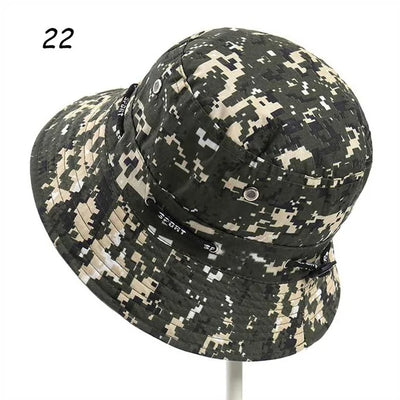 Sparsil Unisex Outdoor Camouflage Bucket Hat