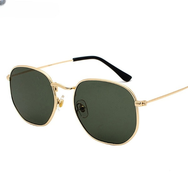 2021 Vintage Square Metal Frame Sunglasses: Classic Retro Eyewear