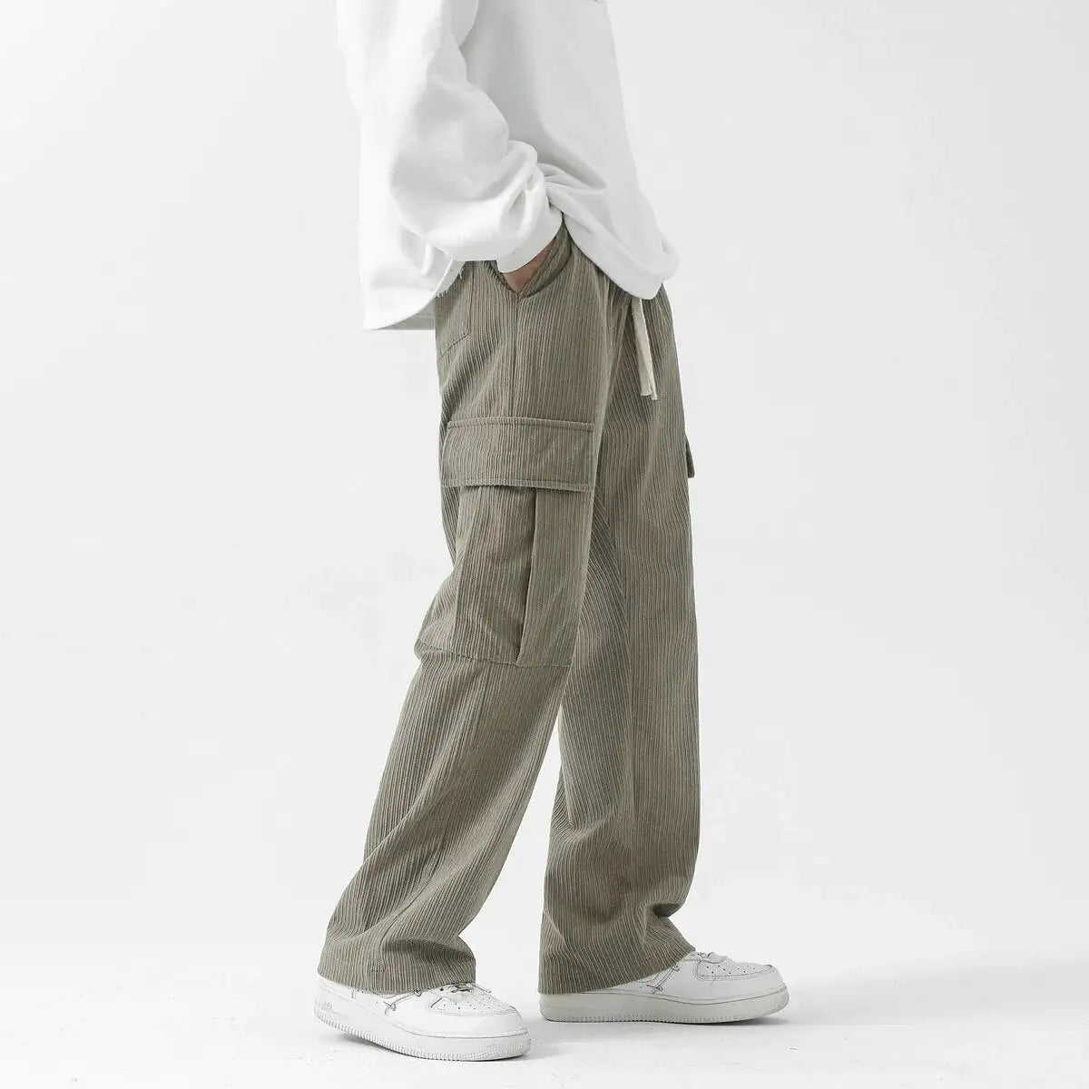 Corduroy Cargo Pants