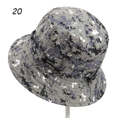 Sparsil Unisex Outdoor Camouflage Bucket Hat