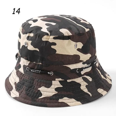 Sparsil Unisex Outdoor Camouflage Bucket Hat