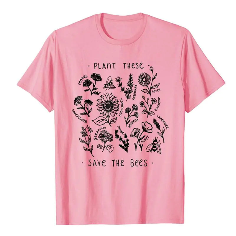 Wild Flower Graphic T-shirts