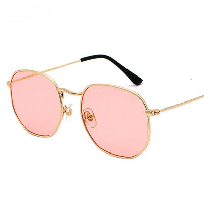 2021 Vintage Square Metal Frame Sunglasses: Classic Retro Eyewear