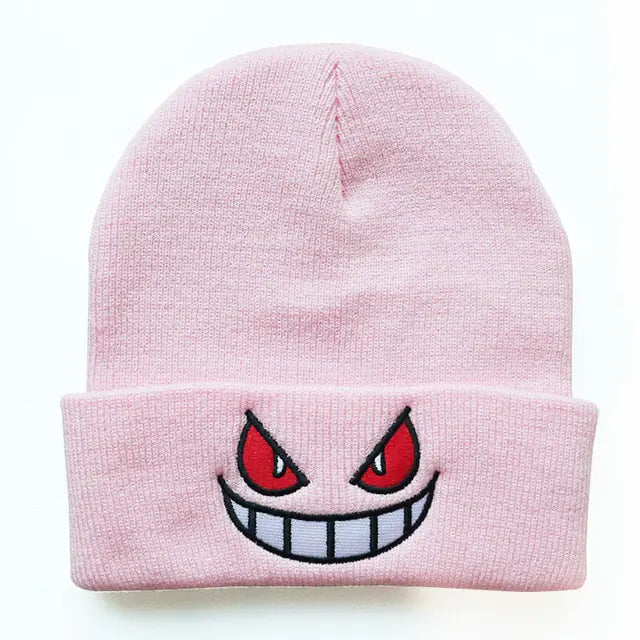 Cartoon Mouth Eyes Beanie