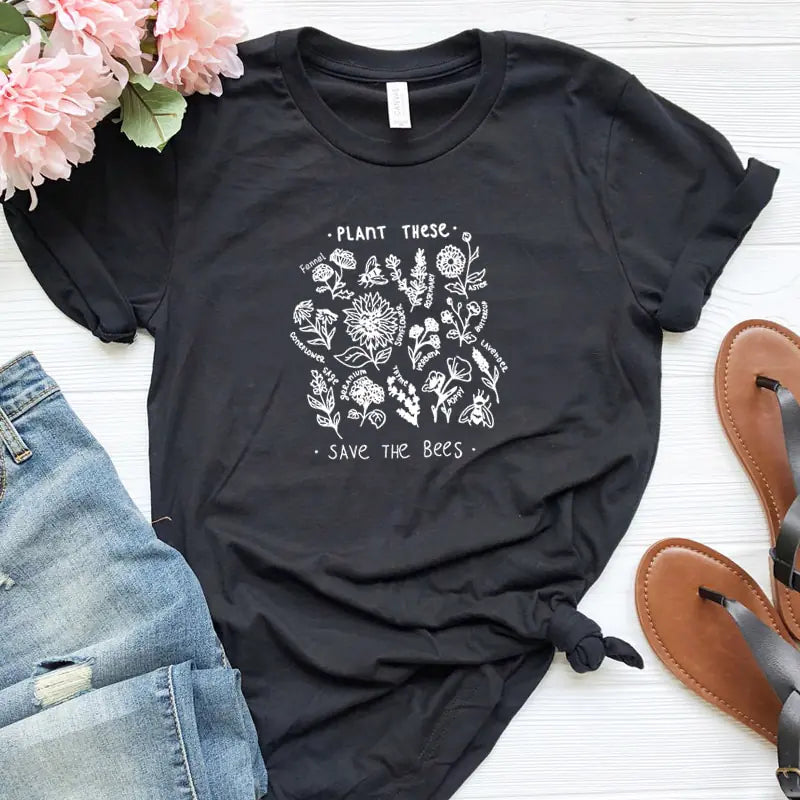 Wild Flower Graphic T-shirts