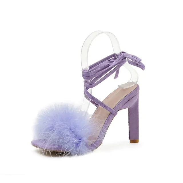 Feather Women High Heels