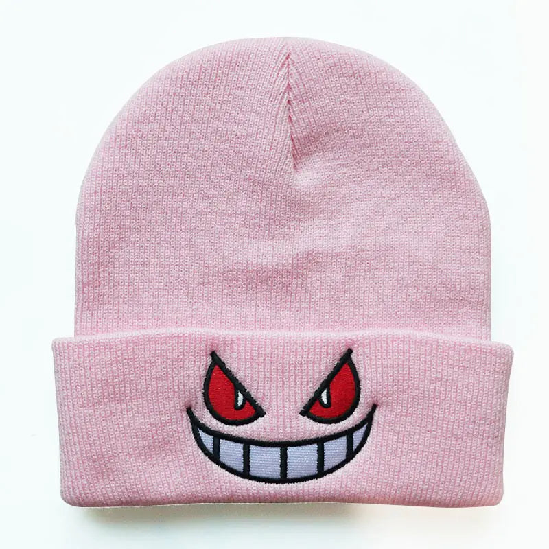 Cartoon Mouth Eyes Beanie