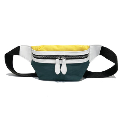 Canvas Leisure Panelled Fanny Pack